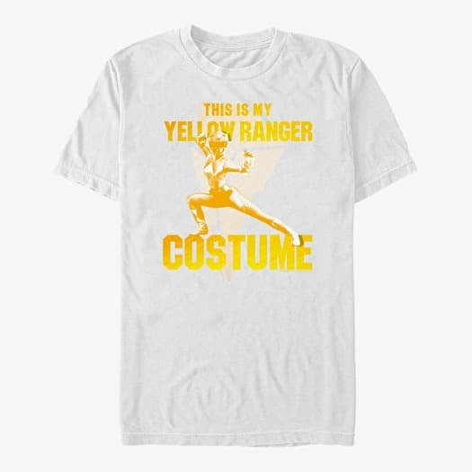 Merch Hasbro Vault Power Rangers - Yellow Ranger Costume Unisex T-Shirt White