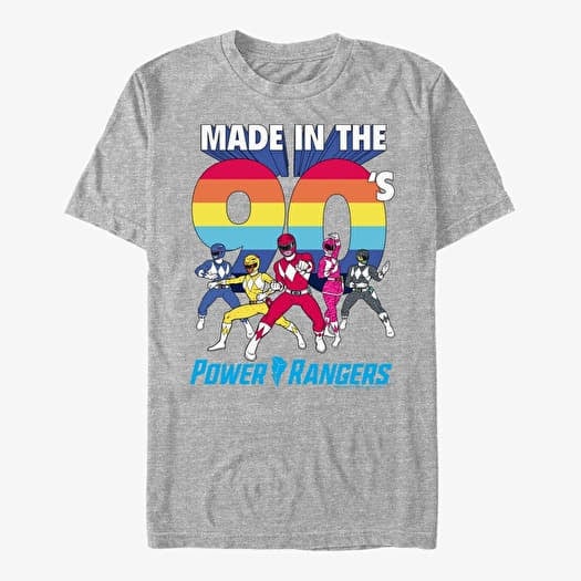 Merch Hasbro Vault Power Rangers - Nineties Unisex T-Shirt Heather Grey