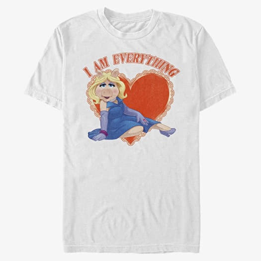 T-shirt Merch Disney Classics Muppets - I Am Everything Unisex T-Shirt White