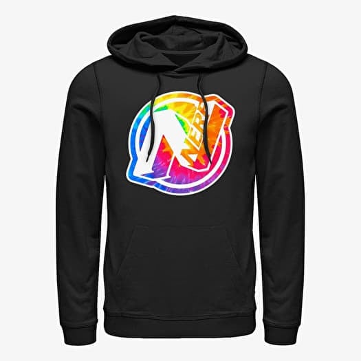 Sudadera Merch Hasbro Vault Nerf - Tie Dye Logo Unisex Hoodie Black