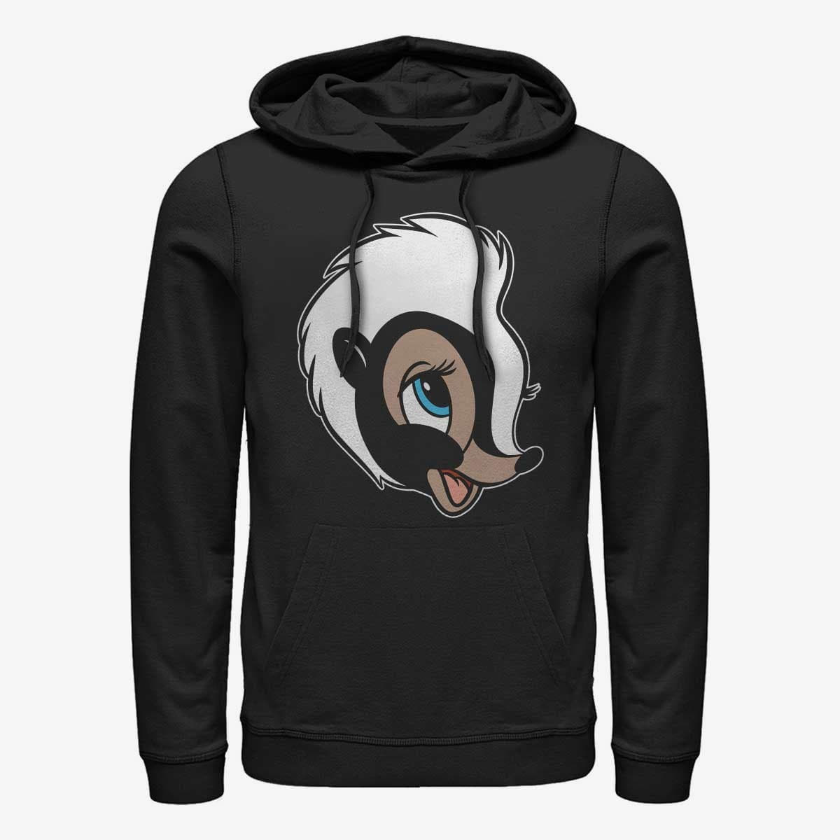 Толстовки та реглани Merch Disney Classics Bambi - Flower Big Face Unisex Hoodie Black