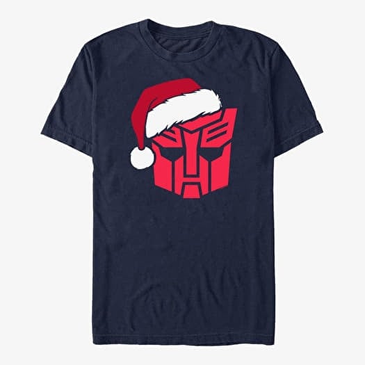 T-shirt Merch Hasbro Vault Transformers - Autobots Santa Unisex T-Shirt Navy Blue