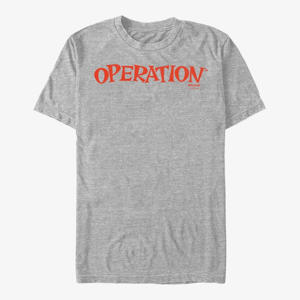 Magliette Merch Hasbro Operation - Operate Logo Unisex T-Shirt Heather Grey