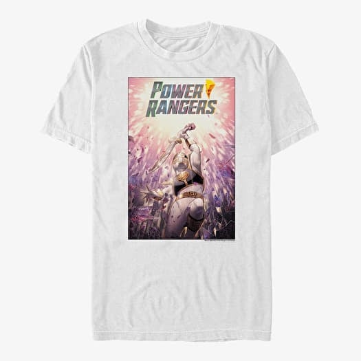 T-shirt Merch Hasbro Vault Power Rangers - White Ranger Unisex T-Shirt White