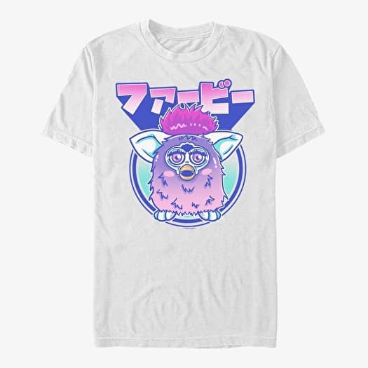 T-shirt Merch Hasbro Vault Furby - Kanji Furby Unisex T-Shirt White