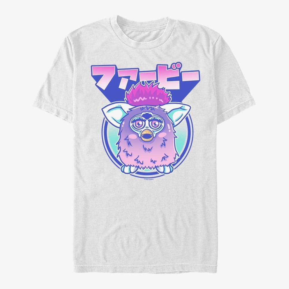 majice kratkih rukava Merch Hasbro Vault Furby - Kanji Furby Unisex T-Shirt White