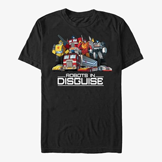 T-shirt Merch Hasbro Vault Transformers - Robots In Disguise Unisex T-Shirt Black