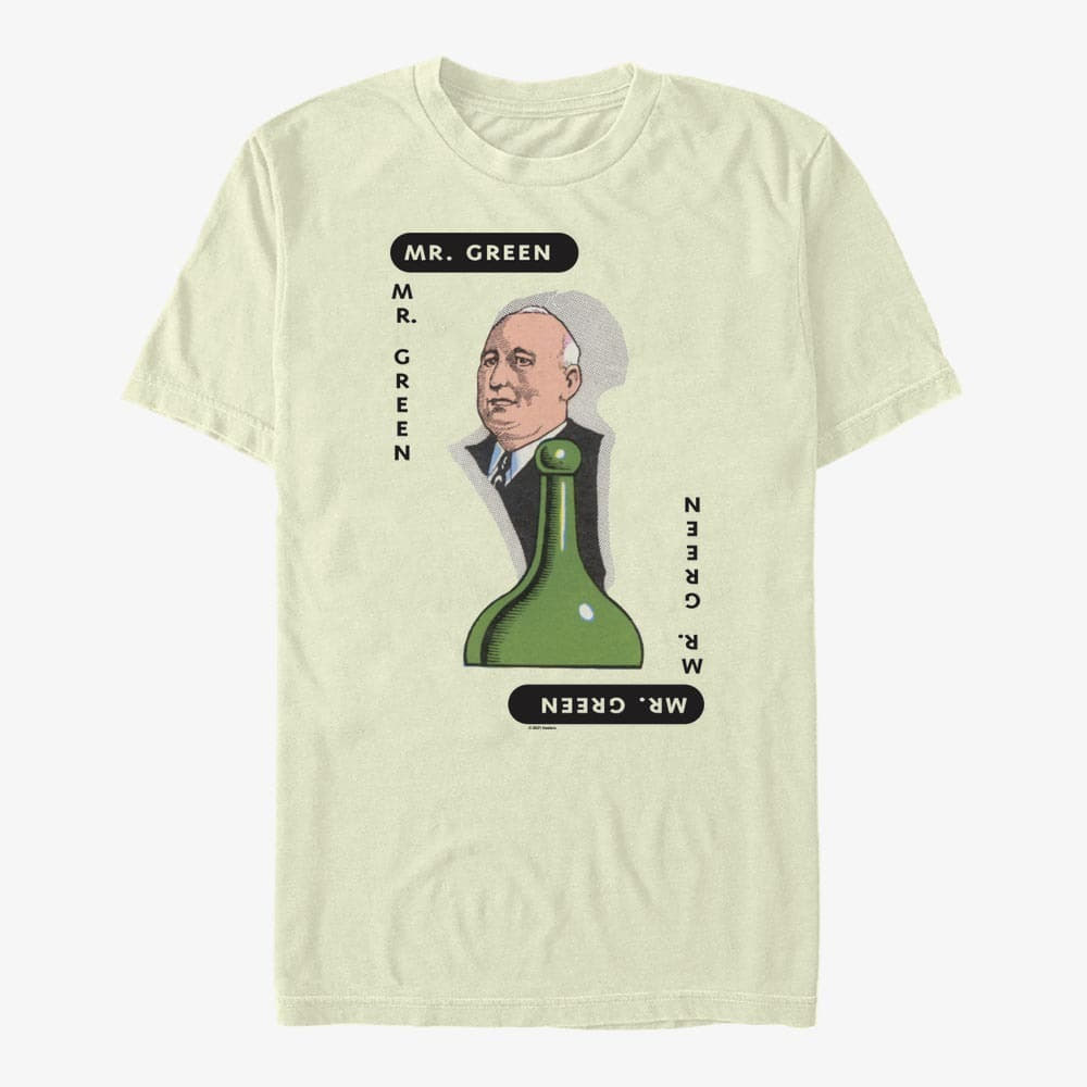 T-Shirts Merch Hasbro Clue - Mr. Green Costume Unisex T-Shirt Natural