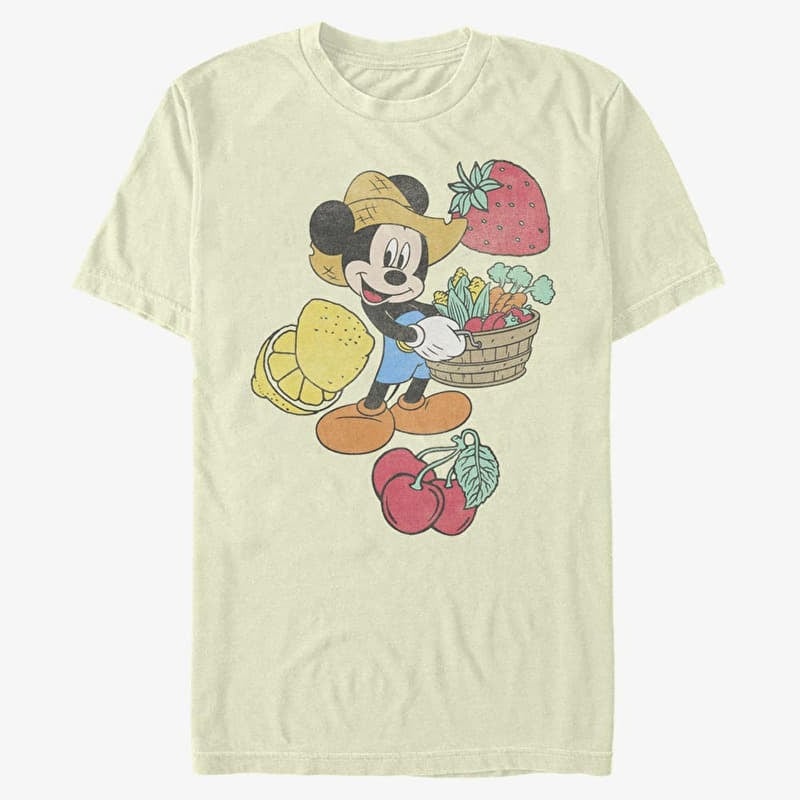 Merch Disney Classics Mickey & Friends - FARMER MICKEY Unisex T-Shirt Natural