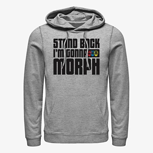 Sweatshirt Merch Hasbro Vault Power Rangers - I'm Morphing Unisex Hoodie Heather Grey