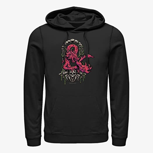 Sweatshirt Merch Dungeons & Dragons - Dragon Altar Logo Unisex Hoodie Black