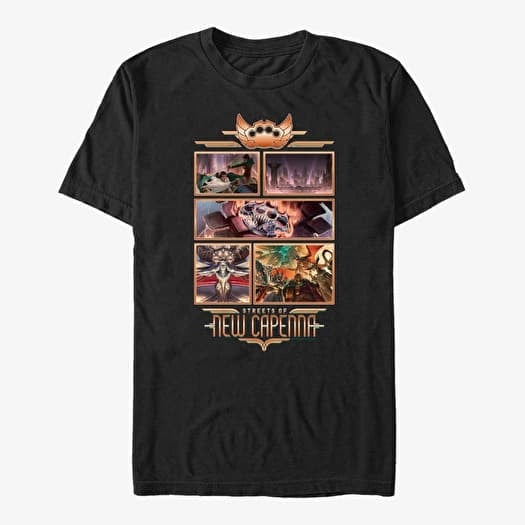 T-shirt Merch Magic: The Gathering - NewCapenna Collage Unisex T-Shirt Black