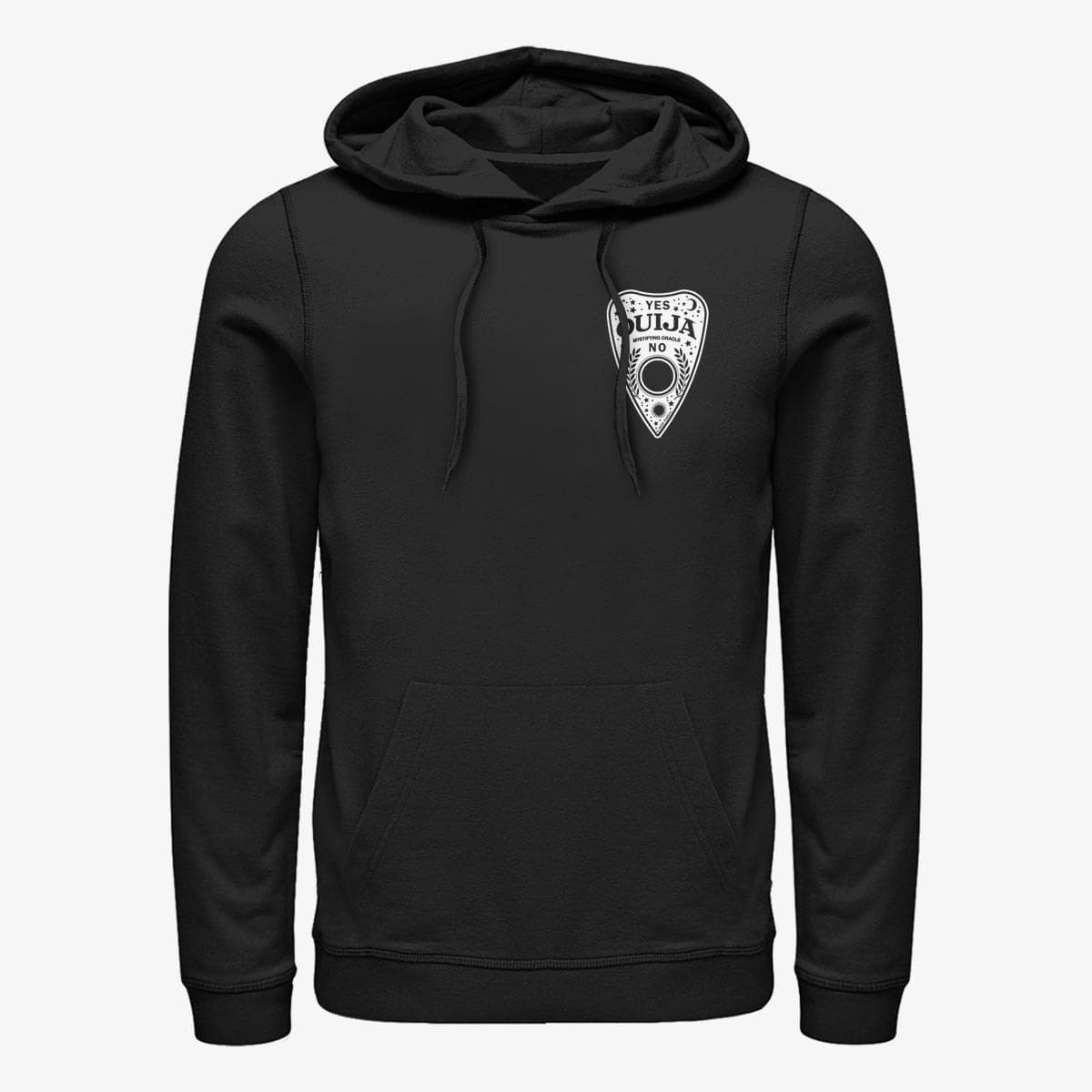 Bluzy Merch Hasbro Ouija Board - Planchette Pocket Unisex Hoodie Black