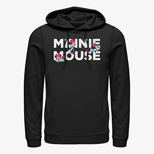 Mikina Merch Disney Classics Mickey Classic - Minnie Stack Unisex Hoodie Black
