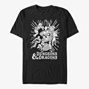 Merch Dungeons & Dragons - Group Ray Unisex T-Shirt Black