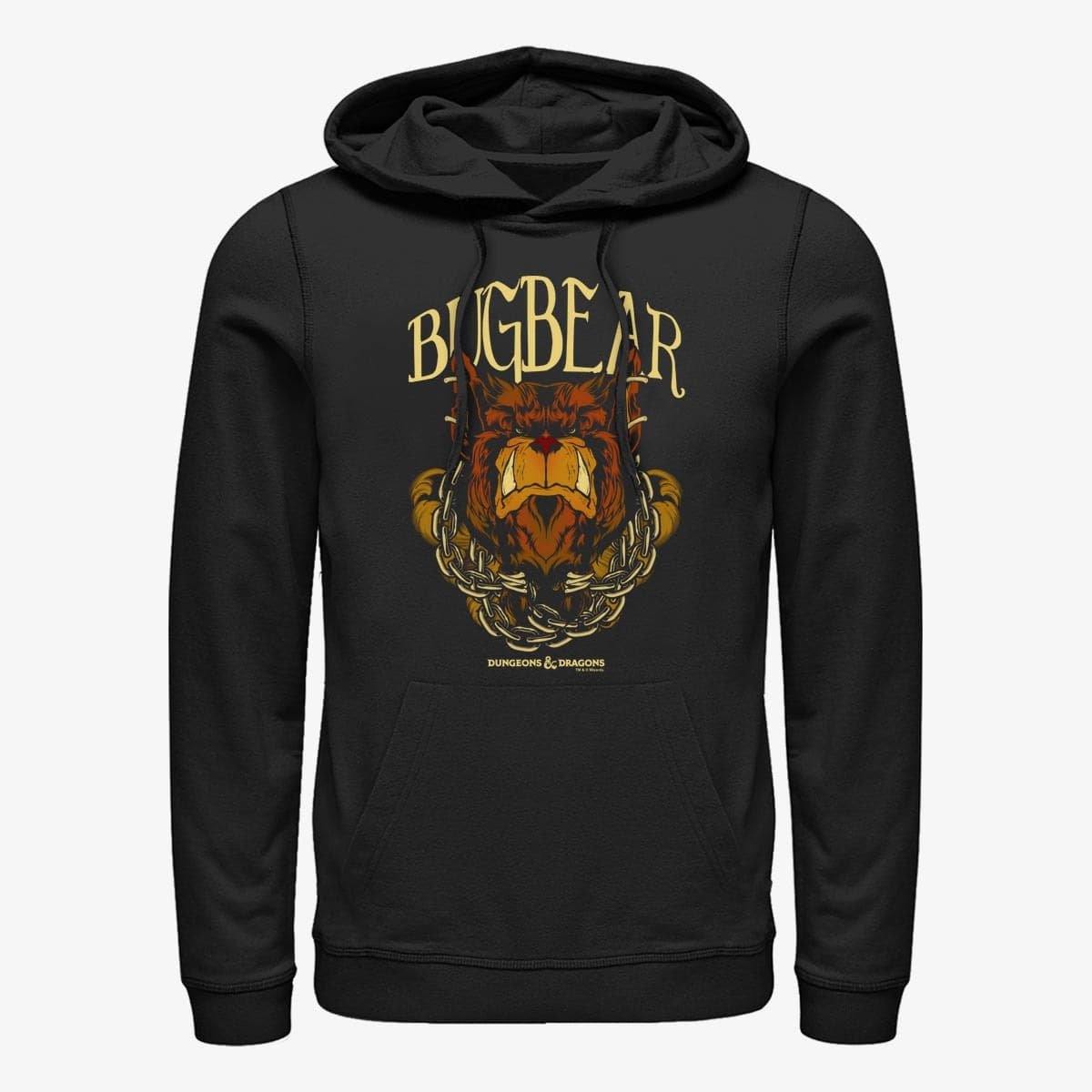 Sweatshirts Merch Dungeons & Dragons - Bugbear Monster Icon Unisex Hoodie Black