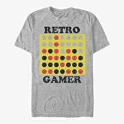 Merch Hasbro Vault Connect Four - Retro Gamer Unisex T-Shirt Heather Grey