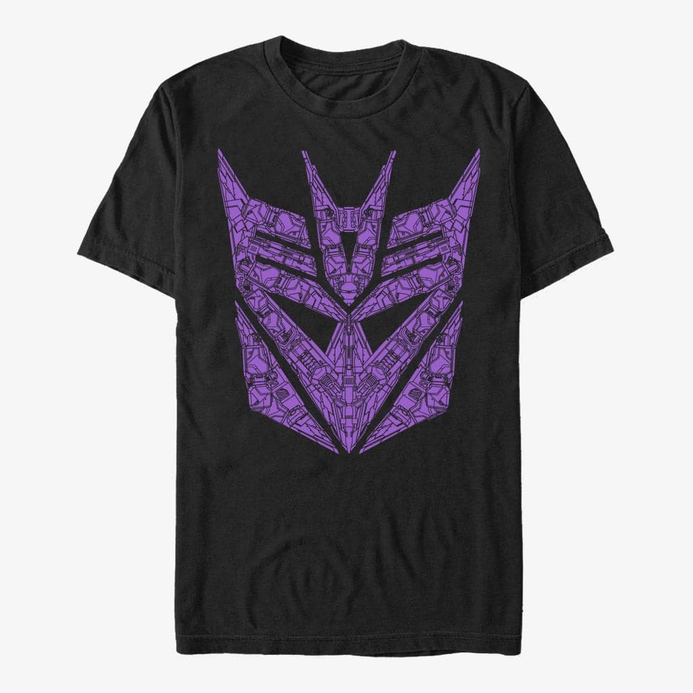 T-Shirts Merch Hasbro Vault Transformers - Decepticon Symbol Unisex T-Shirt Black