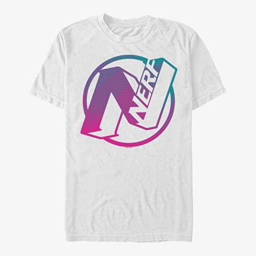 Camiseta Merch Hasbro Vault Nerf - Nerf Halftone Fill Unisex T-Shirt White
