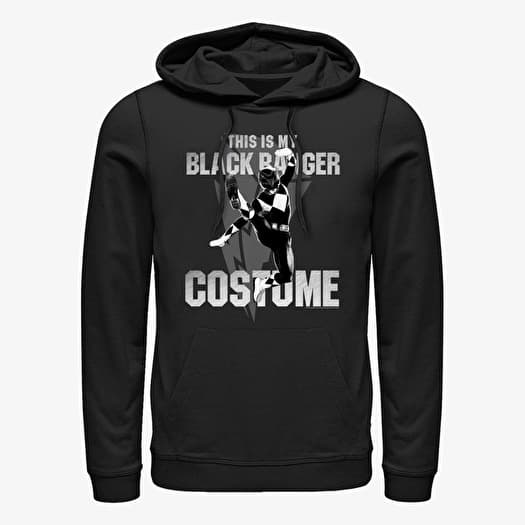 Sweat-shirt Merch Hasbro Vault Power Rangers - Black Ranger Costume Unisex Hoodie Black