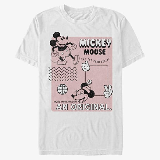T-shirt Merch Disney Classics Mickey Classic - Orginal Mickey Unisex T-Shirt White