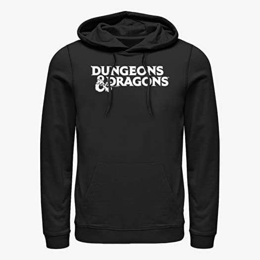 Merch Dungeons & Dragons - Stacked Logo Unisex Hoodie Black