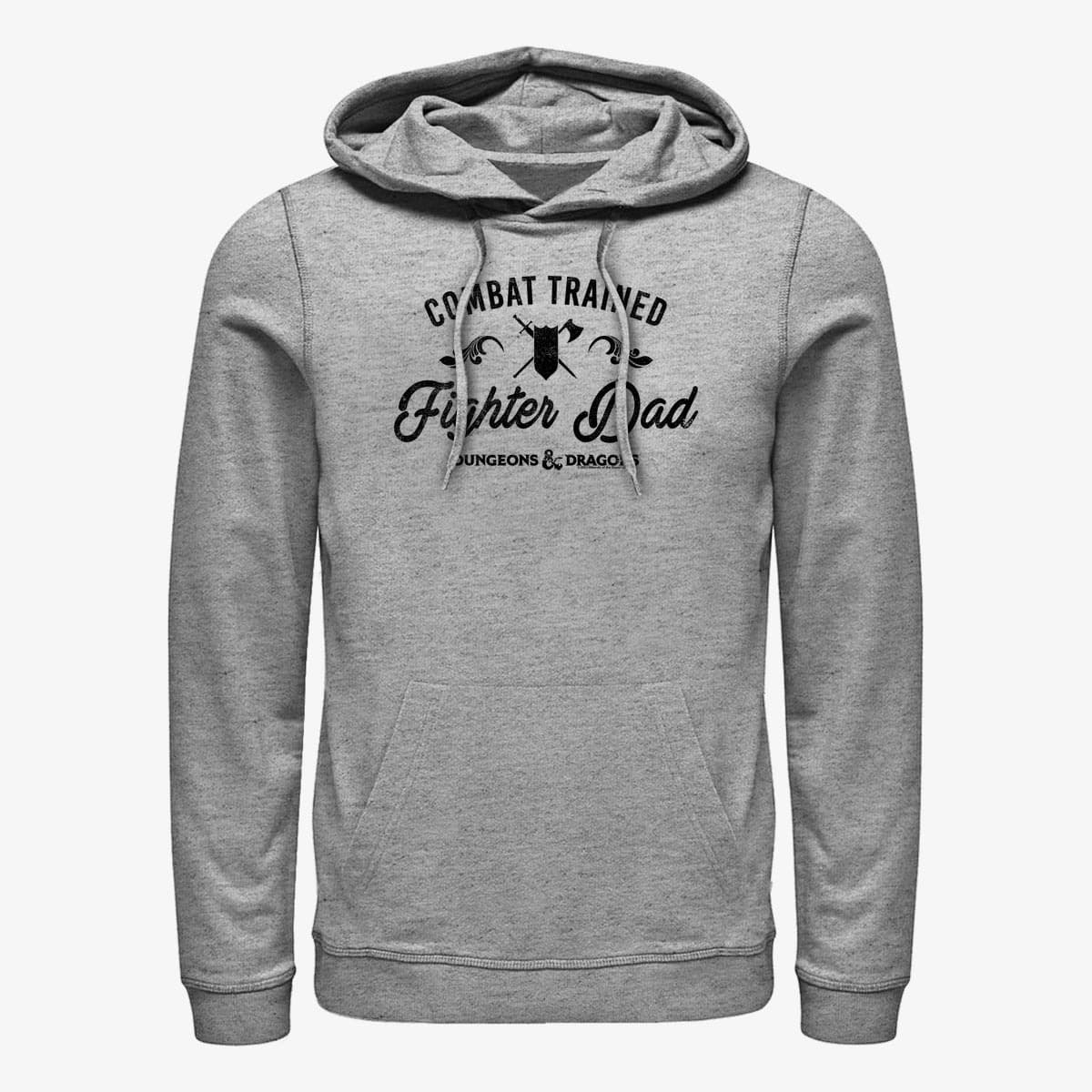 Sweatshirts Merch Dungeons & Dragons - Fighter Dad Unisex Hoodie Heather Grey