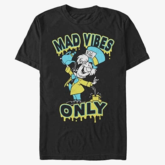 T-shirt Merch Disney Classics Alice In Wonderland - Spill It Hatter Unisex T-Shirt Black