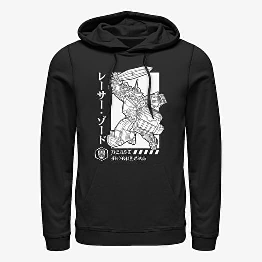 Sweatshirt Merch Hasbro Vault Power Rangers - Racer Zord Unisex Hoodie Black