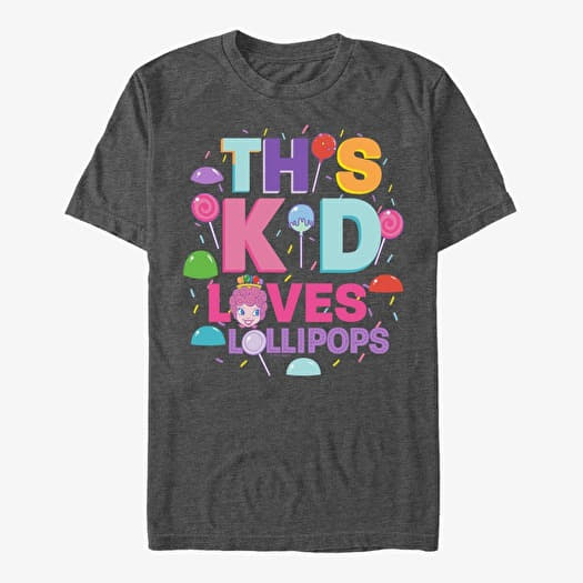 Tricou Merch Hasbro Vault Candy Land - Lollipops Unisex T-Shirt Dark Heather Grey