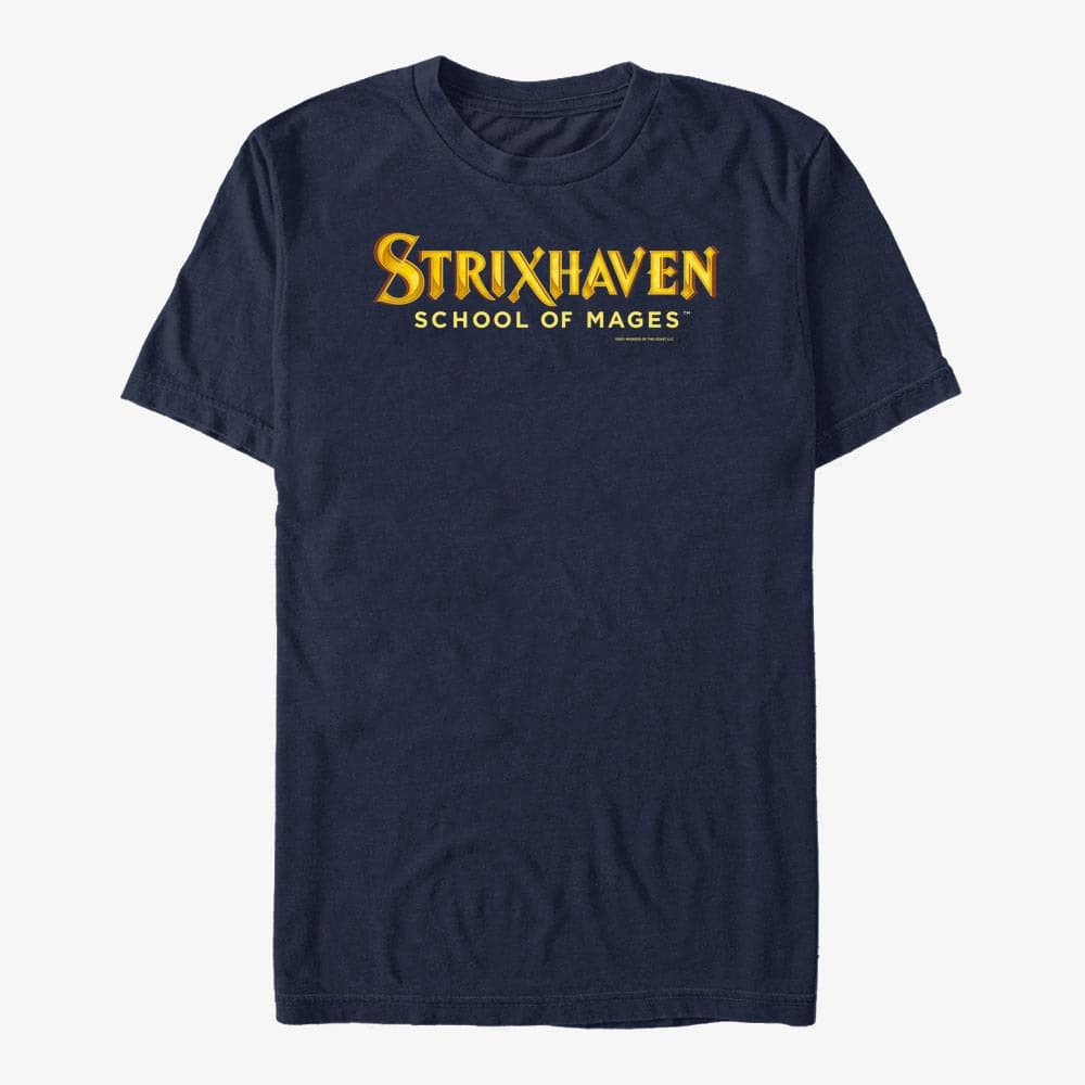 Camisetas Merch Magic: The Gathering - School Logo Unisex T-Shirt Navy Blue