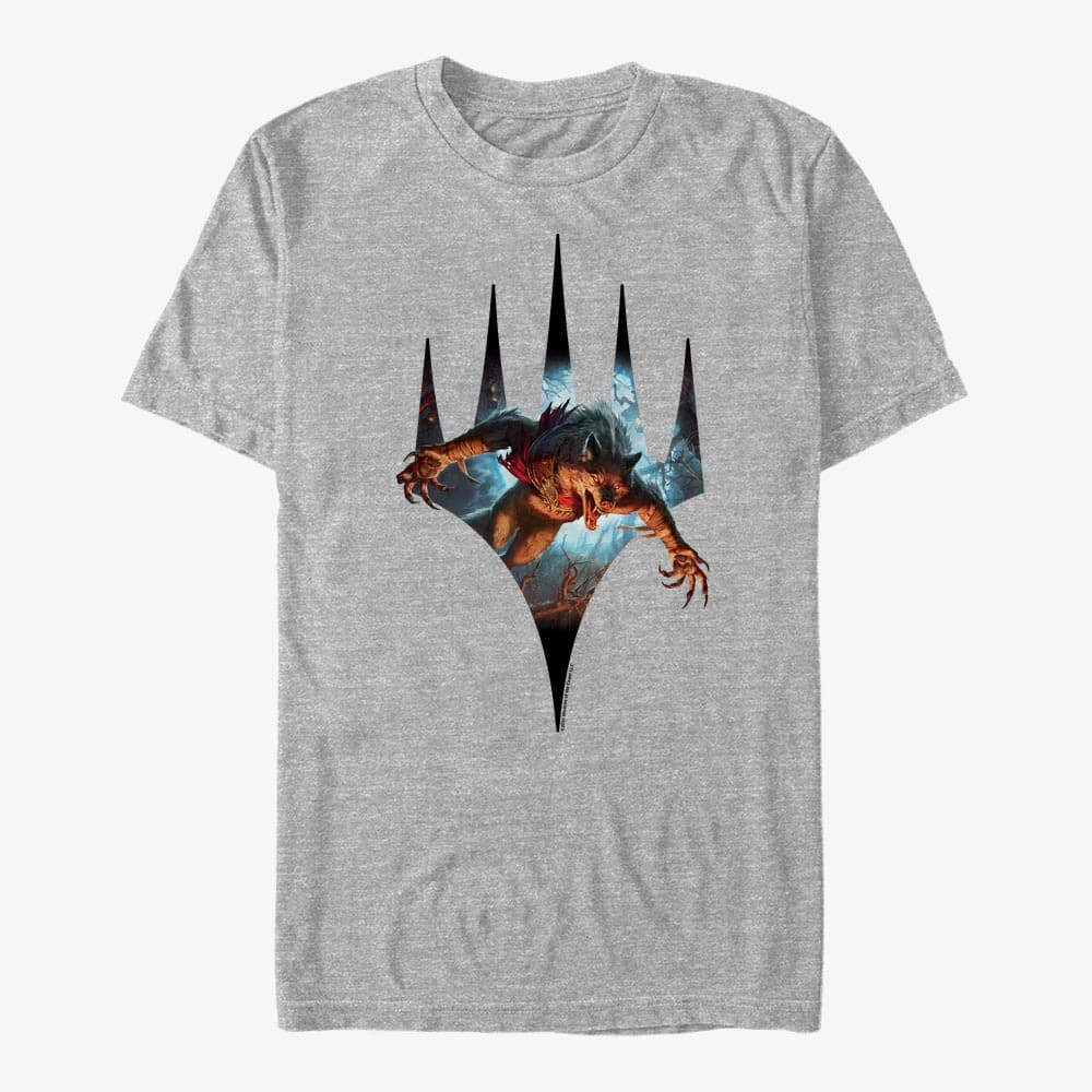 T-shirts Merch Magic: The Gathering - Monster Shield Unisex T-Shirt Heather Grey