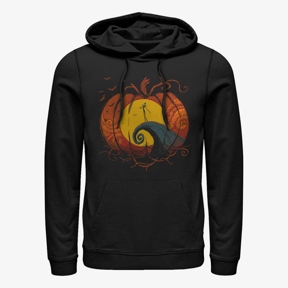 Kapuutsikud ja kampsunid Merch Disney Classics Nightmare Before Christmas - Pumpkin King Lament Unisex Hoodie Black