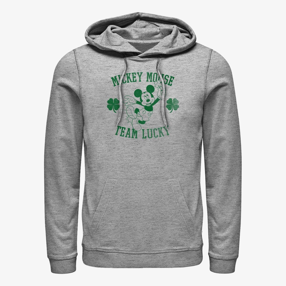 Hoodies and sweatshirts  Merch Disney Classics Mickey & Friends - TEAM LUCKY Unisex Hoodie Heather Grey