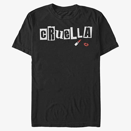 T-krekls Merch Disney Classics DNCA - Cruella Name Unisex T-Shirt Black