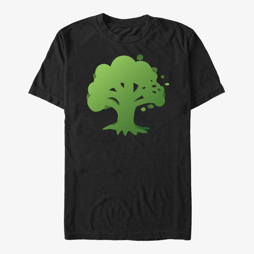 majice kratkih rukava Merch Magic: The Gathering - Green Mana Symbol Unisex T-Shirt Black