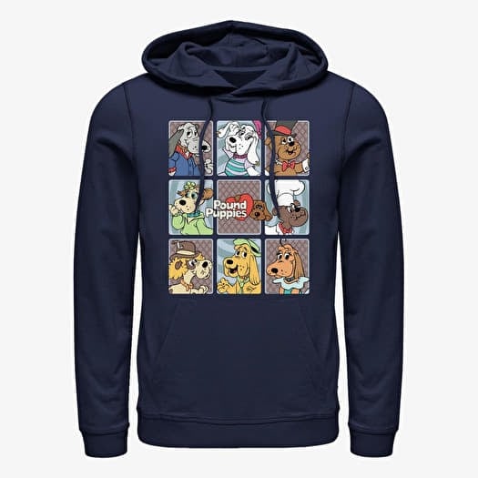 Mikina Merch Hasbro Pound Puppies - Cool and Gang Unisex Hoodie Navy Blue