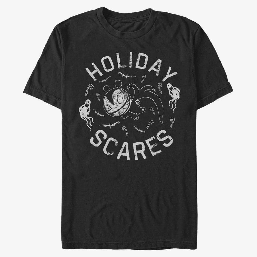 Majice T-shirt Merch Disney Classics Nightmare Before Christmas - Holiday Scares Doll Unisex T-Shirt Black