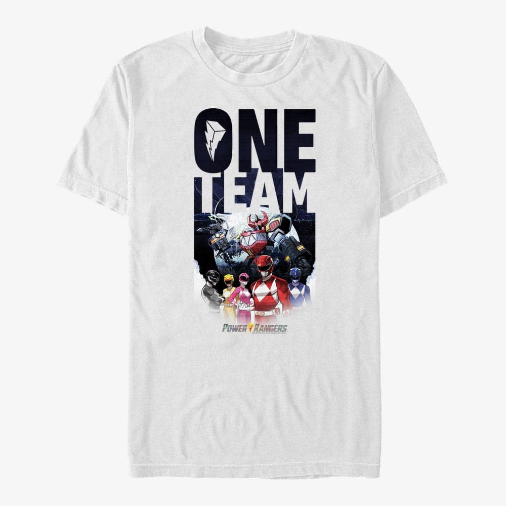 Футболки Merch Hasbro Vault Power Rangers - Poly Helmet Unisex T-Shirt White