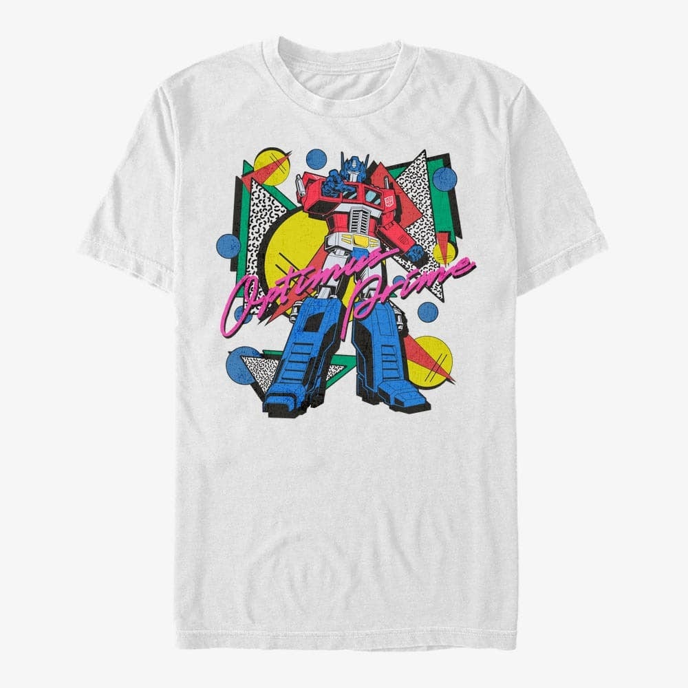 T-shirts Merch Hasbro Vault Transformers - Eighties Optimus Unisex T-Shirt White