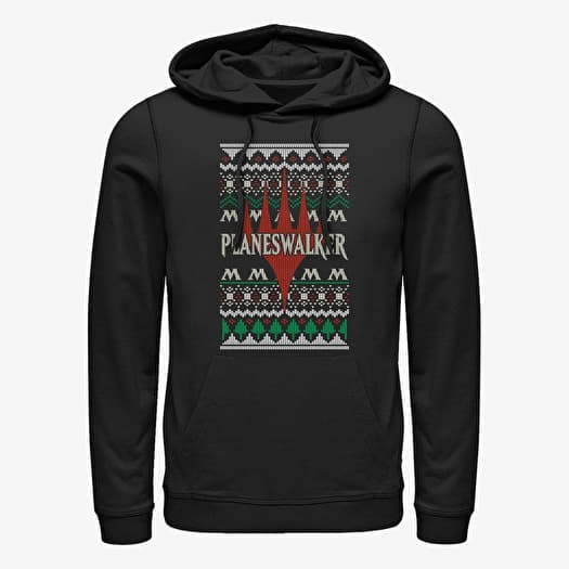 Sweatshirt Merch Magic: The Gathering - Plainswalker UgSweater Unisex Hoodie Black