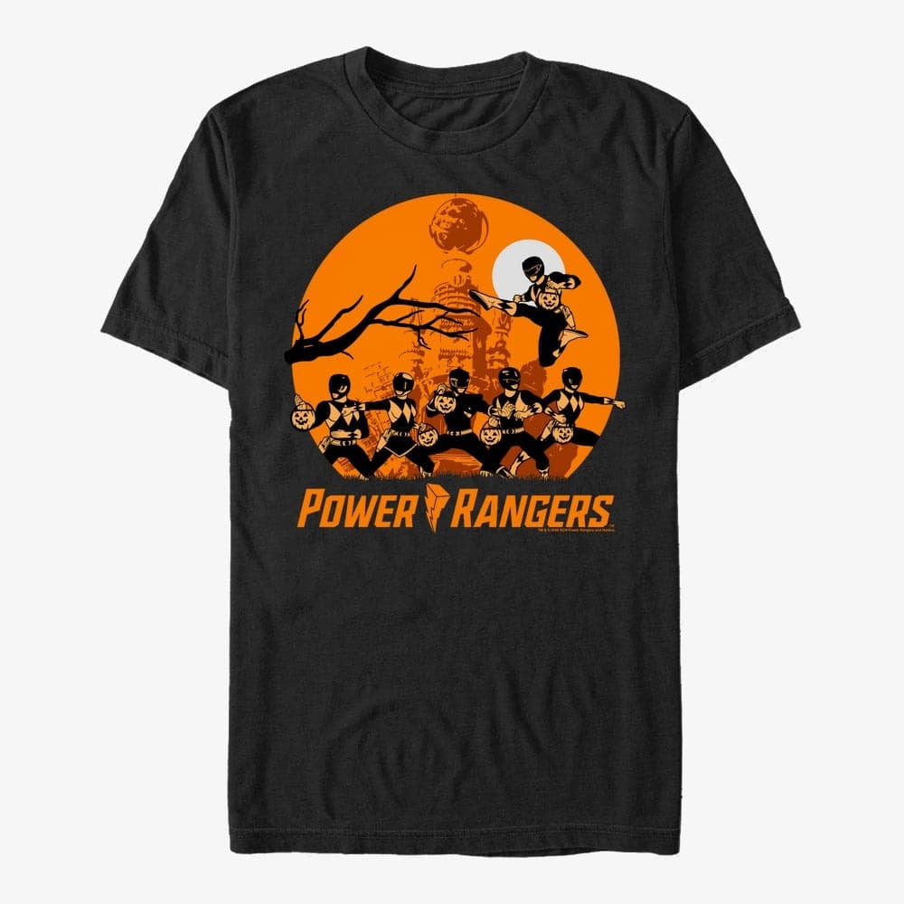 Trička Merch Hasbro Vault Power Rangers - Power Ranger Haunt Unisex T-Shirt Black