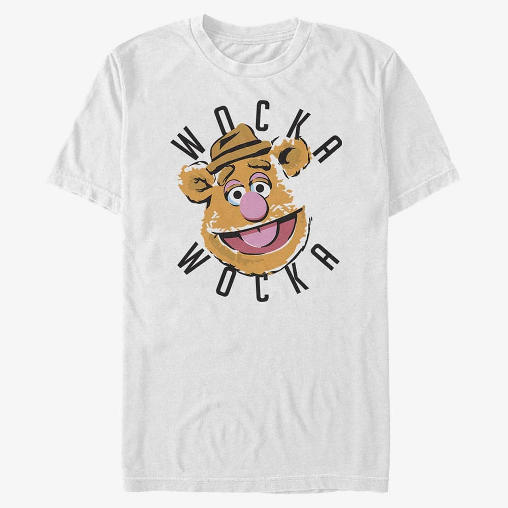 Trička Merch Disney Classics Muppets - Wocka Wocka Unisex T-Shirt White