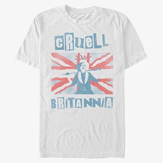Camiseta Merch Disney Classics DNCA - Cruell Britannia Unisex T-Shirt White