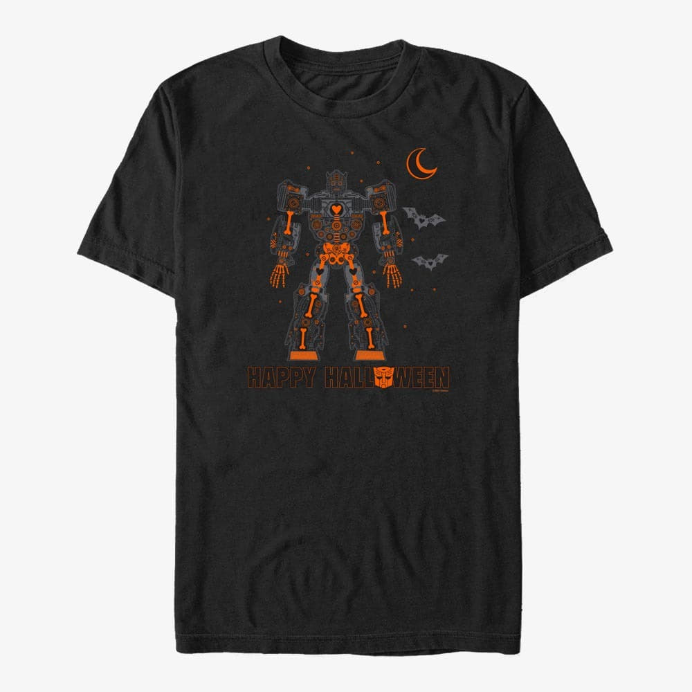 Trička Merch Hasbro Vault Transformers - Robot Bones Unisex T-Shirt Black