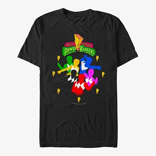 Tricou Merch Hasbro Vault Power Rangers - Power Circle Unisex T-Shirt Black