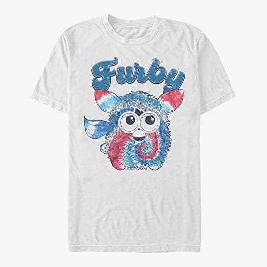 T-shirt Merch Hasbro Vault Furby - Furby Americana Unisex T-Shirt White