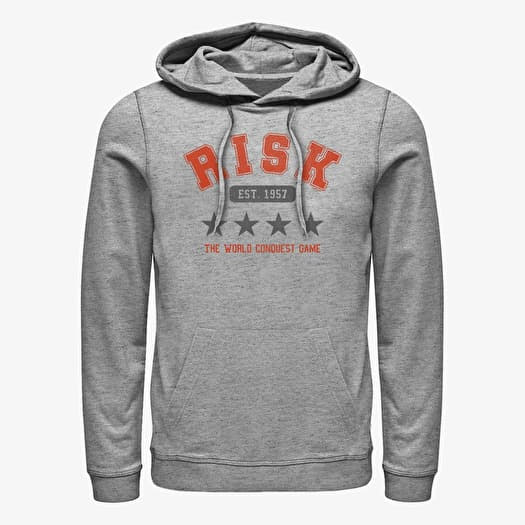 Sweat-shirt Merch Hasbro Risk - Collegiate Risk Unisex Hoodie Heather Grey