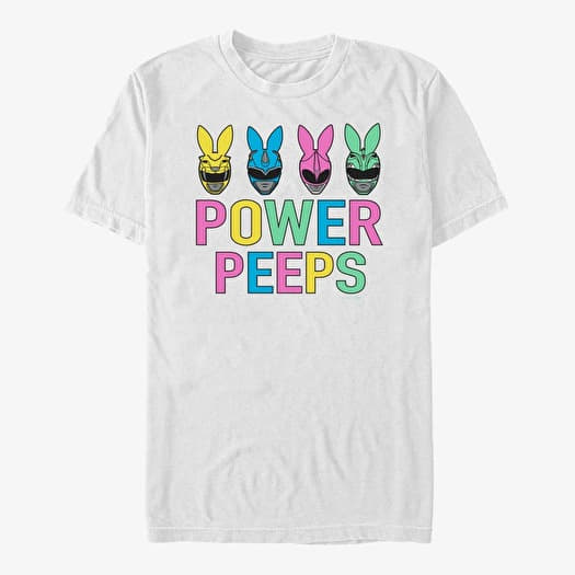 Maglietta Merch Hasbro Vault Power Rangers - Power Peeps Unisex T-Shirt White