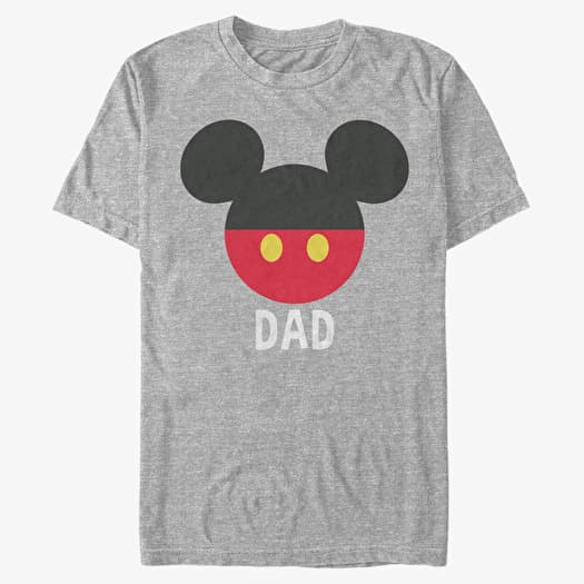 T-shirt Merch Disney Classics Mickey Classic - Dad Pants Unisex T-Shirt Heather Grey